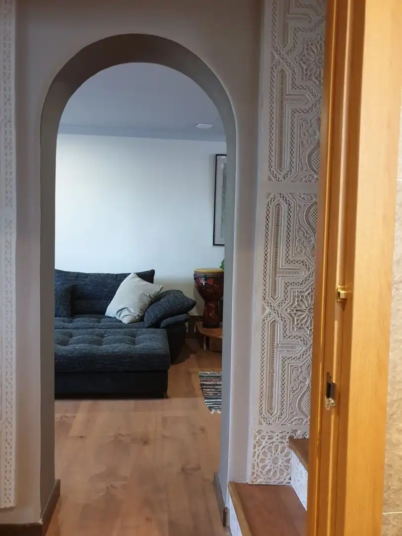 Living room of Houses for sale in Calpe / Calp  with Air Conditioner, Heating and Private garden