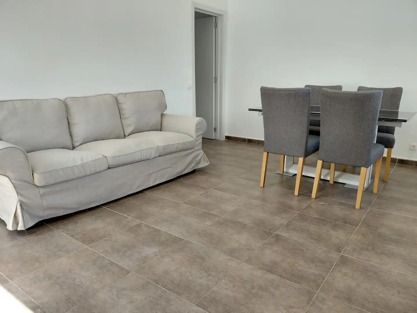 Sala de estar de Casa adosada de alquiler en Santa Brígida con Jardín privado, Amueblado y Horno