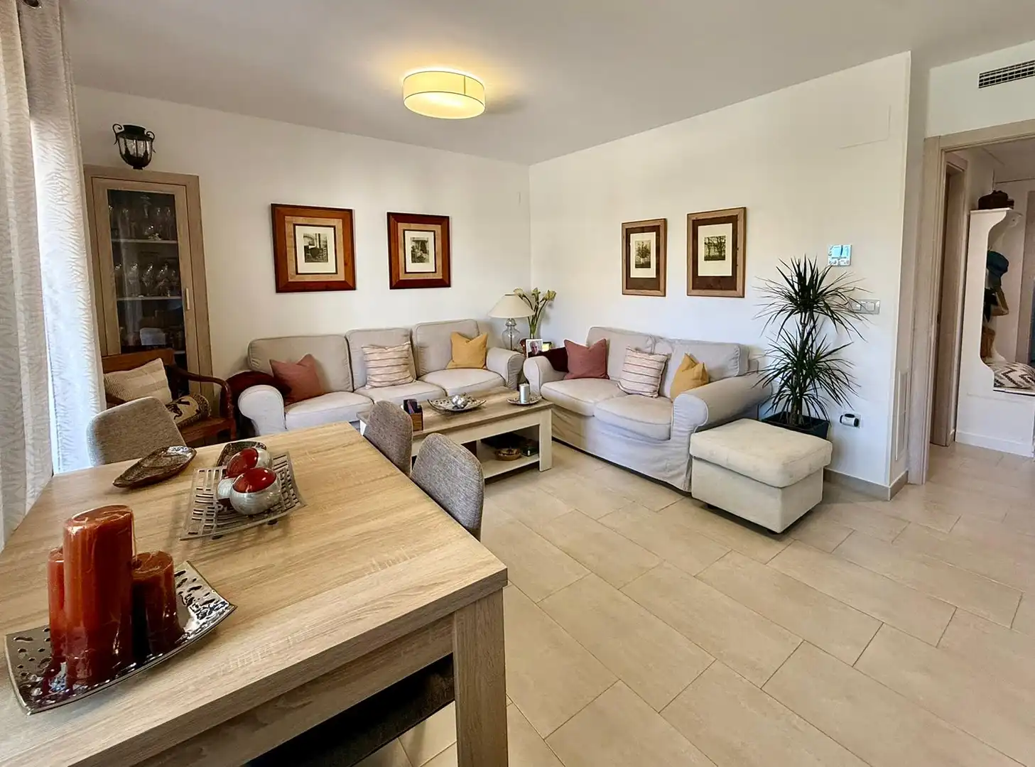 Sala de estar de Apartamento en venta en Dénia con Aire acondicionado, Calefacción y Terraza