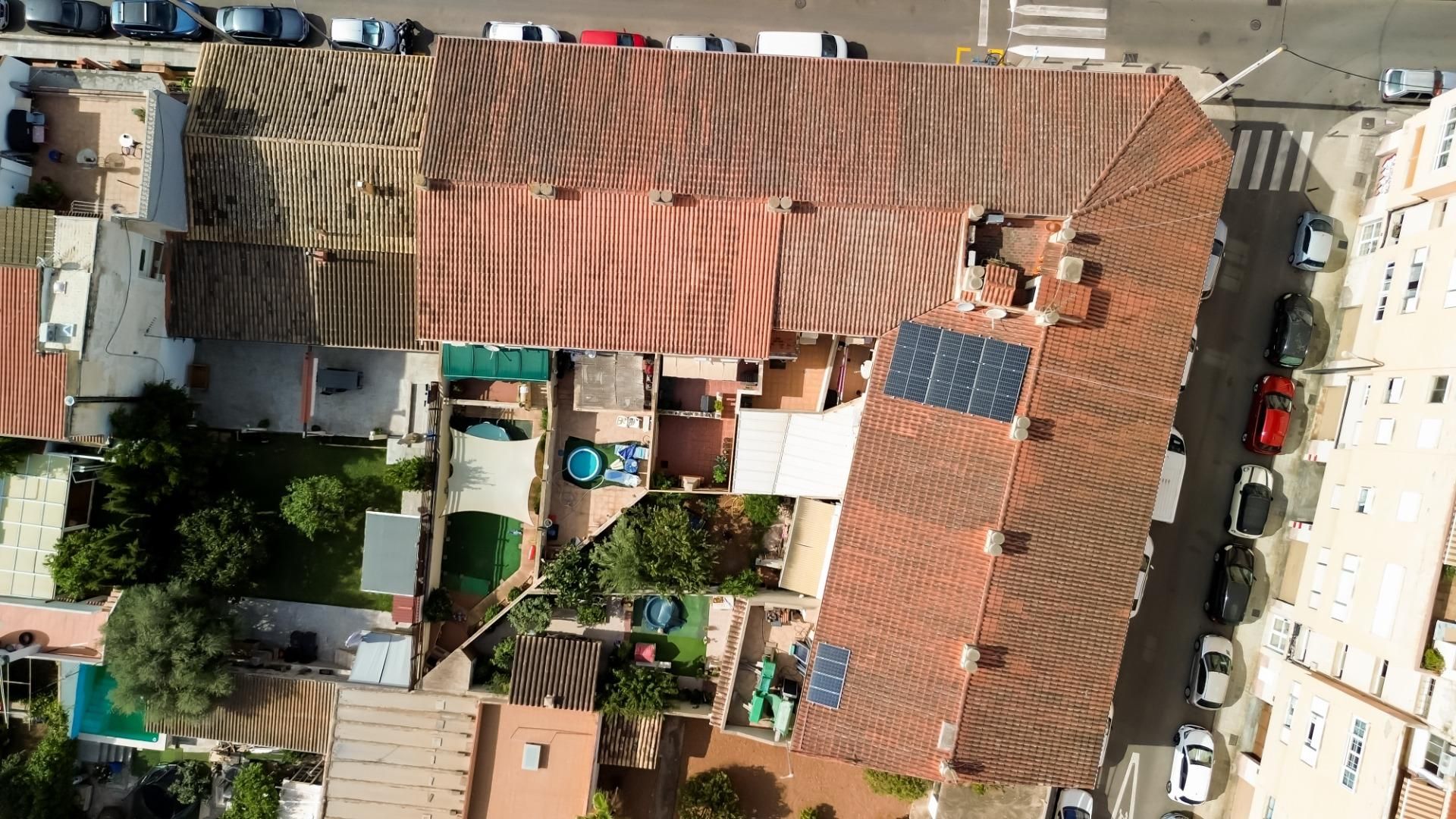 Vista exterior de Casa adosada en venta en  Palma de Mallorca con Aire acondicionado, Calefacción y Terraza