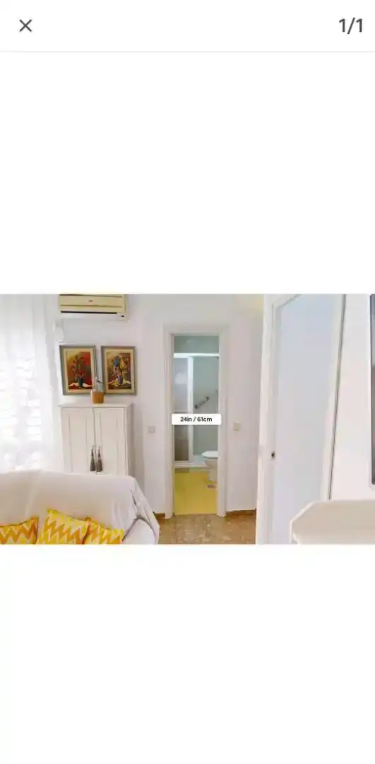 Bedroom of Flat for rent in Rota  with Air Conditioner and Furnished