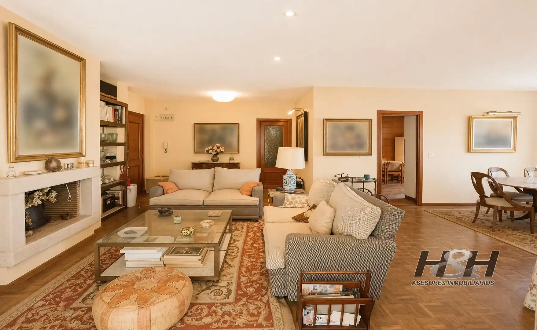 Sala de estar de Piso en venta en Náquera con Jardín privado, Terraza y Balcón