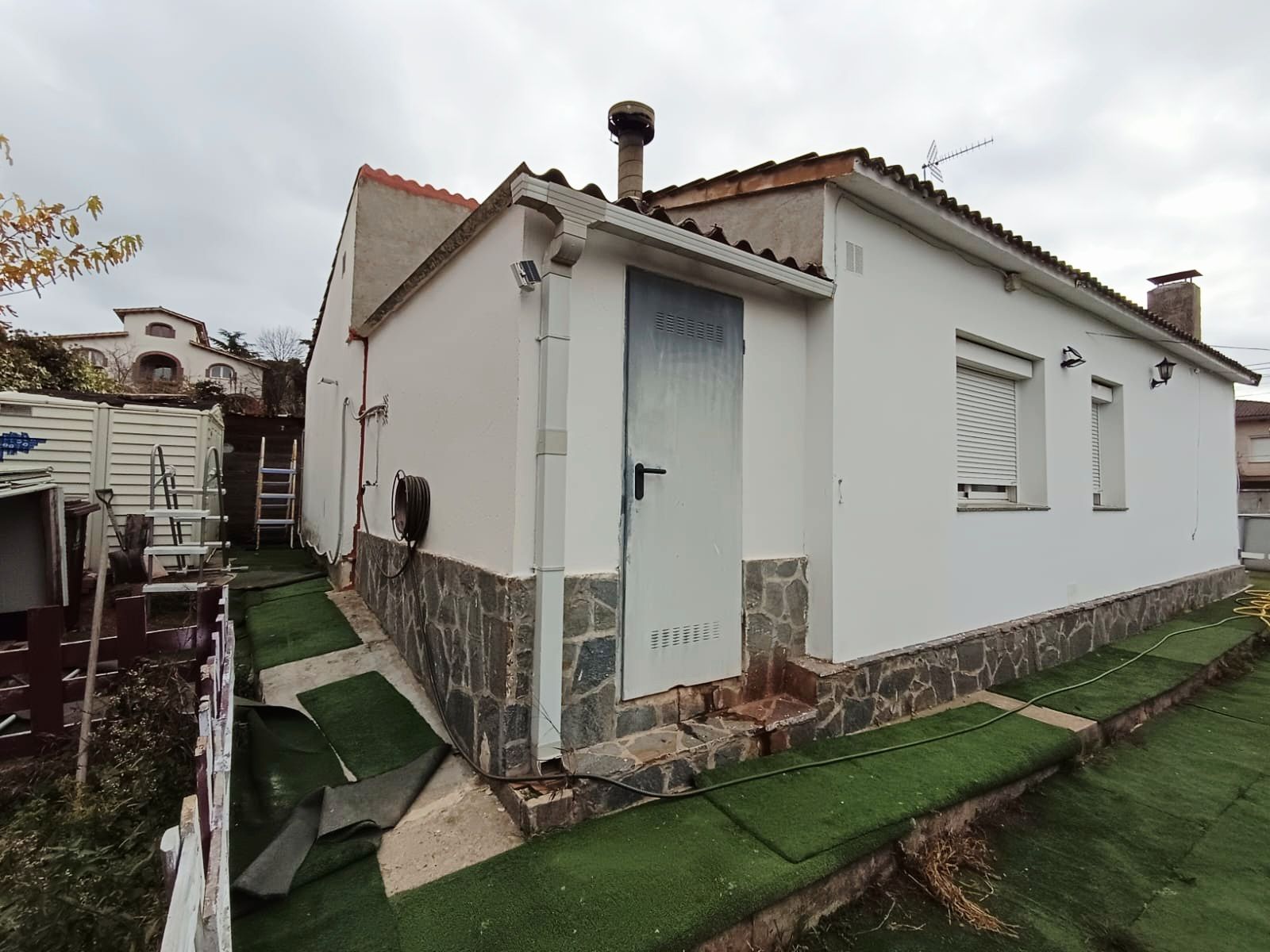 Vista exterior de Casa o xalet en venda en Piera amb Calefacció, Jardí privat i Terrassa