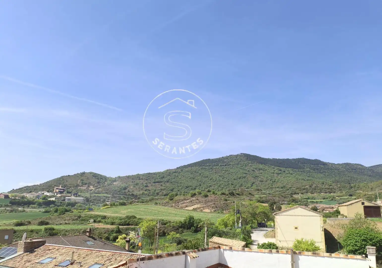 Vista exterior de Casa o chalet en venta en Aberin con Jardín privado, Terraza y Balcón