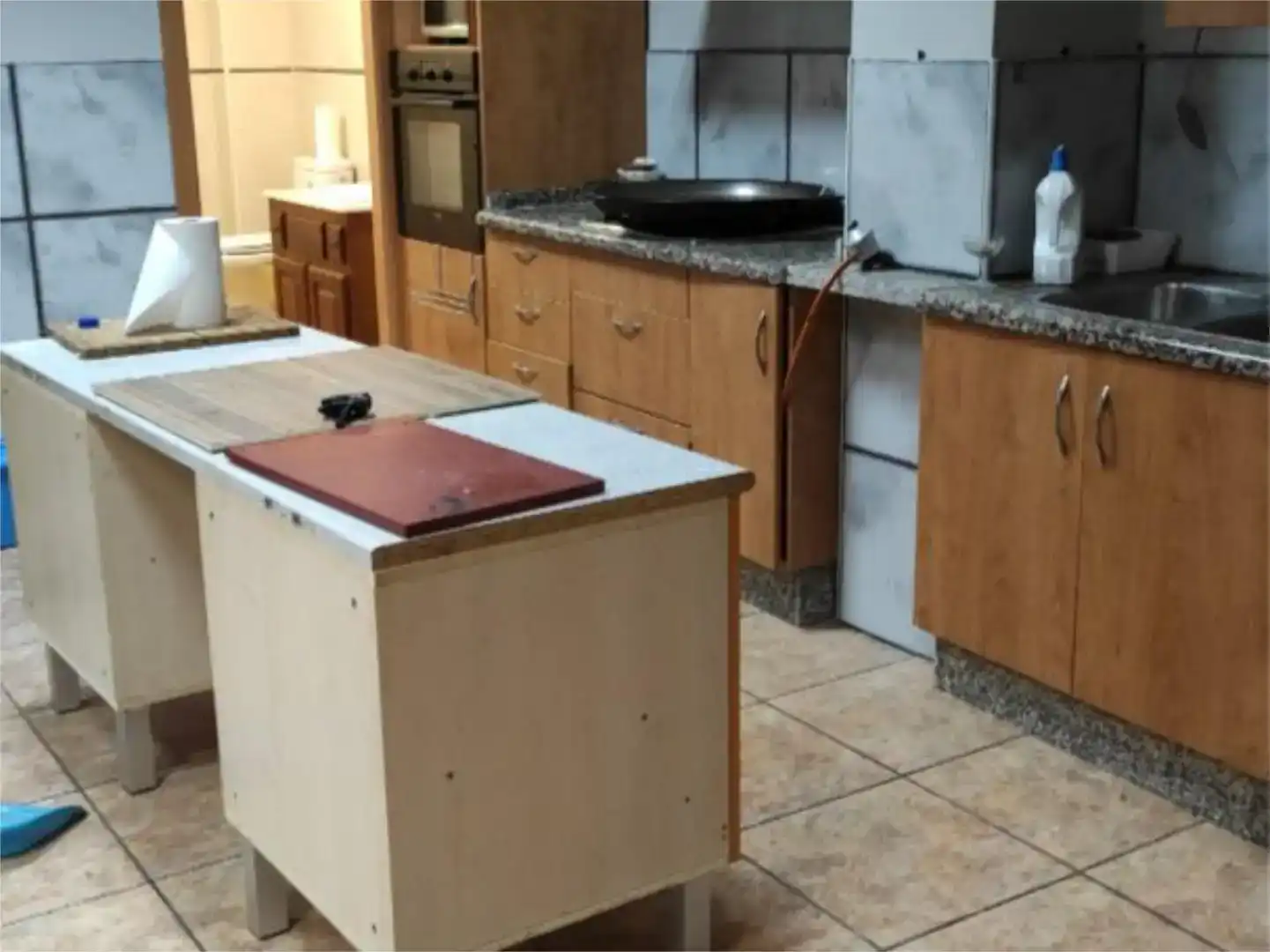 Cuina de Casa adosada en venda en Vila-real amb Aire condicionat i Balcó