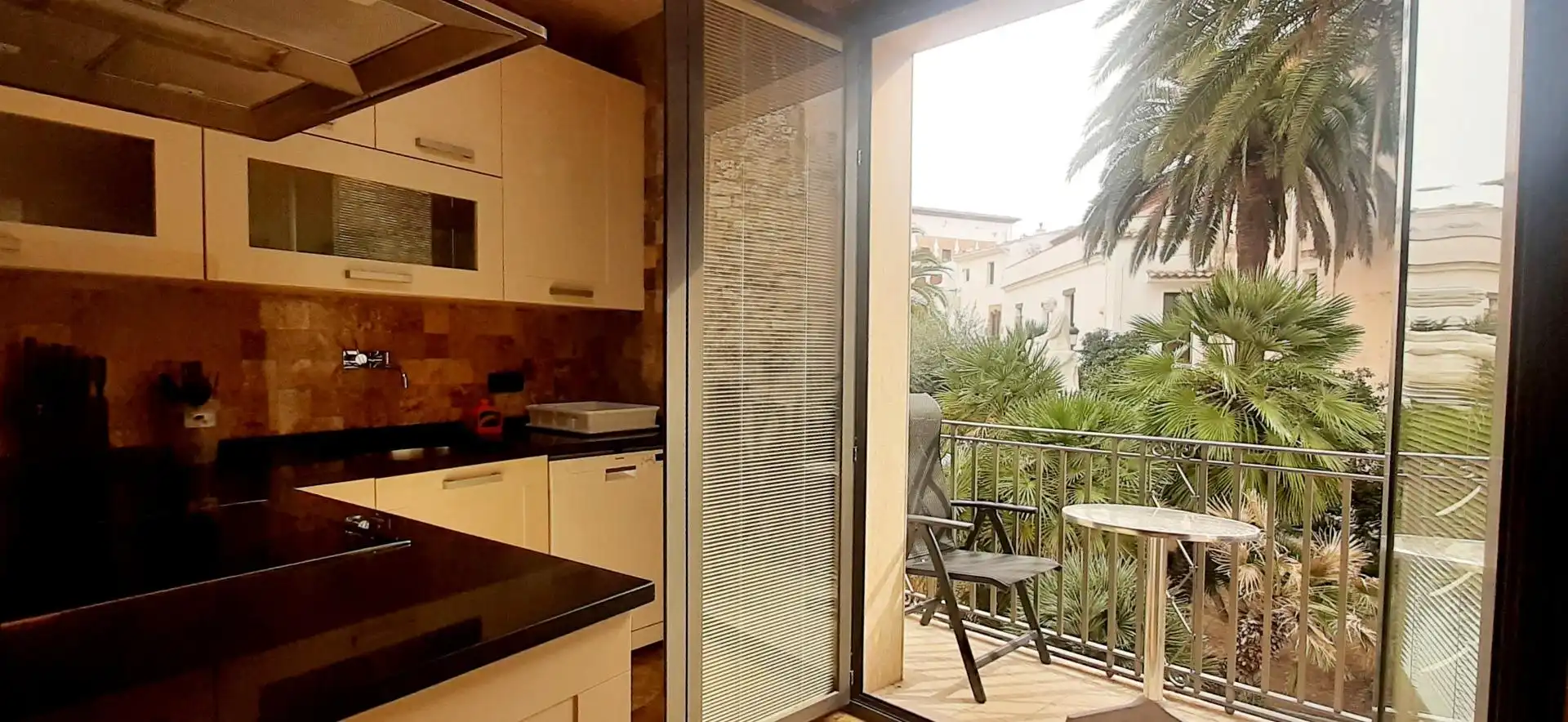 Balcony of Flat for rent in Sitges  with Air Conditioner, Heating and Furnished