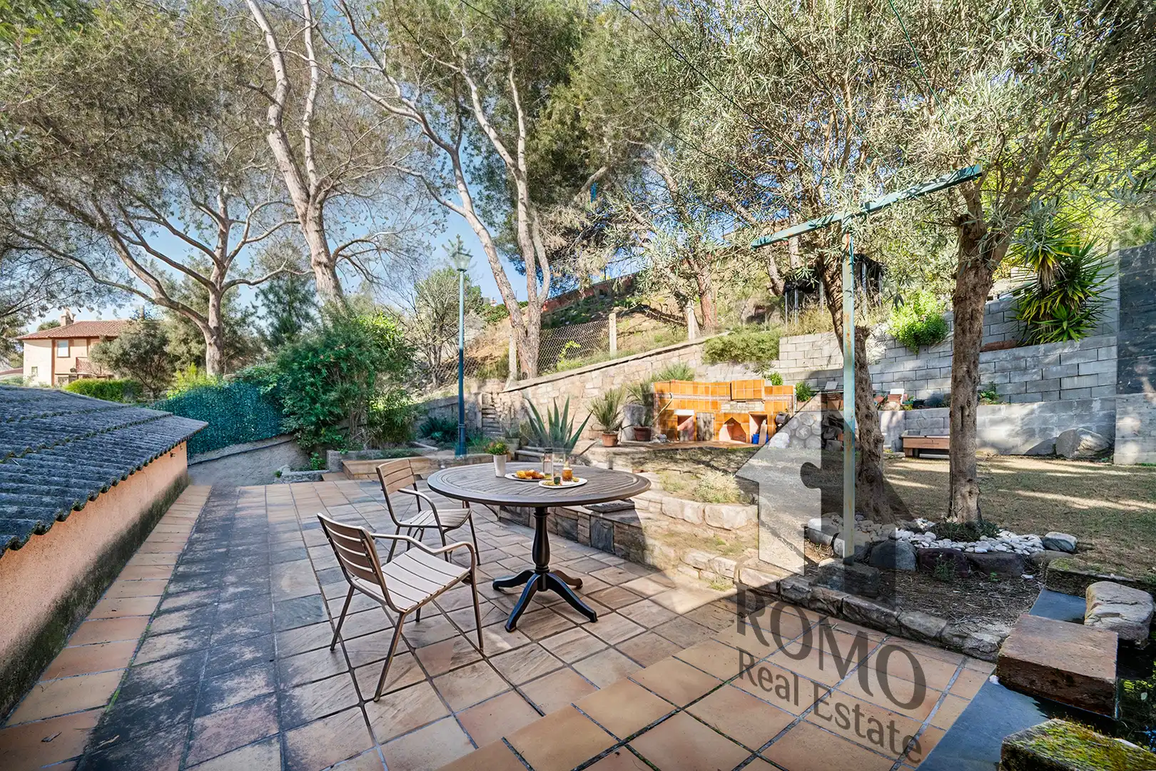Jardín de Casa adosada en venta en Sant Fost de Campsentelles con Calefacción, Jardín privado y Terraza