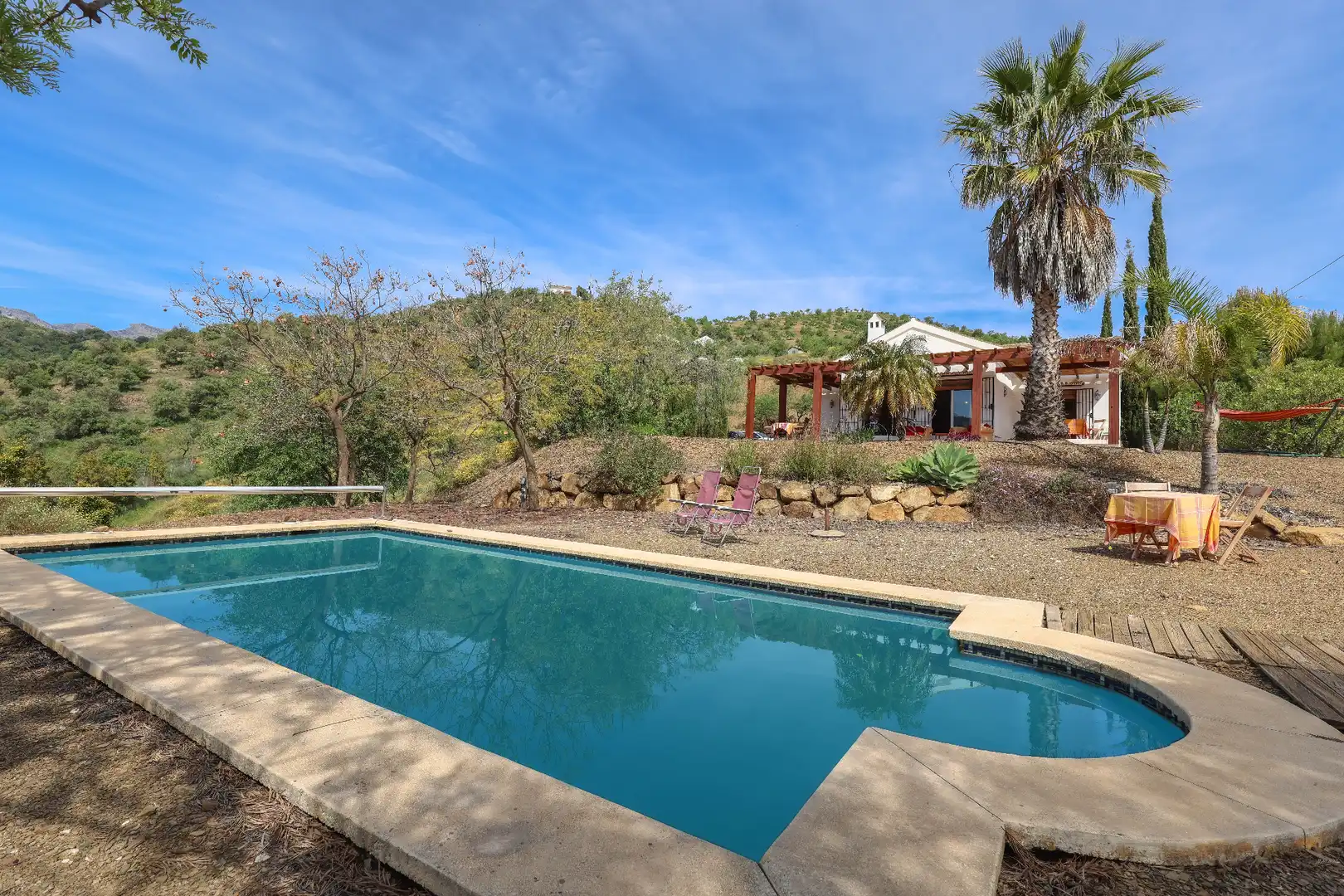 Swimming pool of Houses for sale in Tolox  with Air Conditioner, Private garden and Swimming Pool