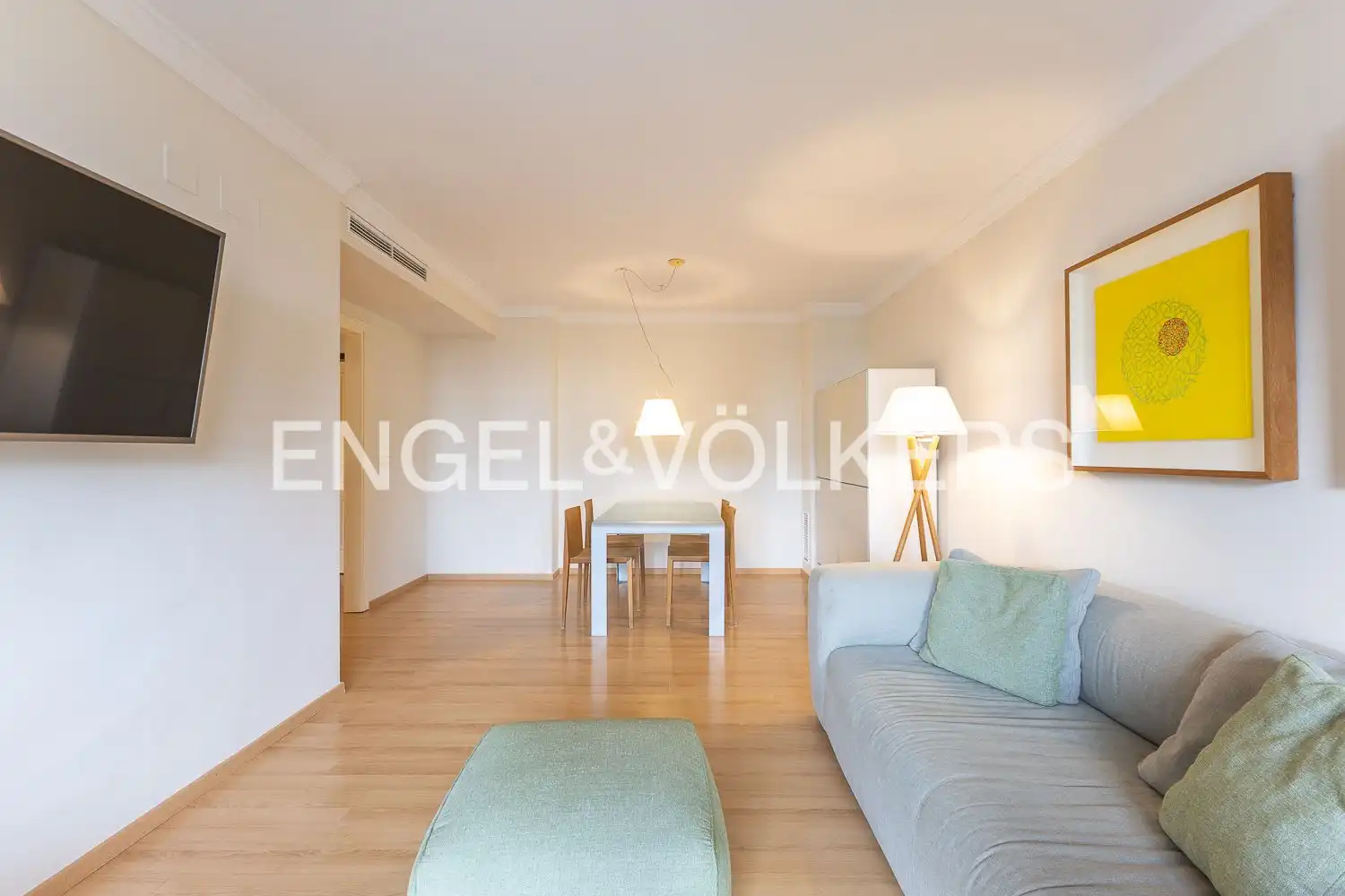 Wohnzimmer von Wohnung zur Miete in Campanar