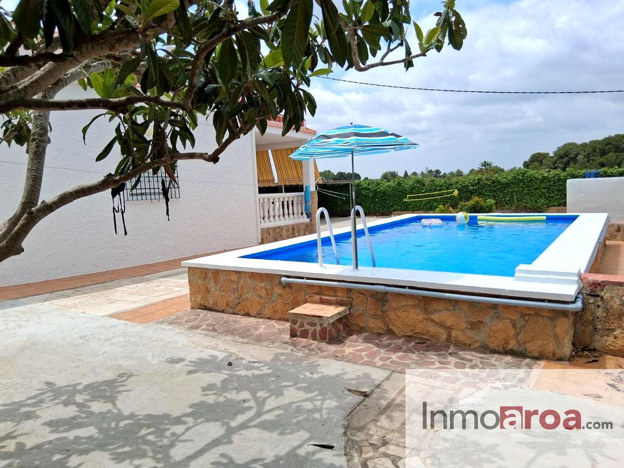 Swimming pool of House or chalet for sale in Náquera  with Air Conditioner, Private garden and Terrace