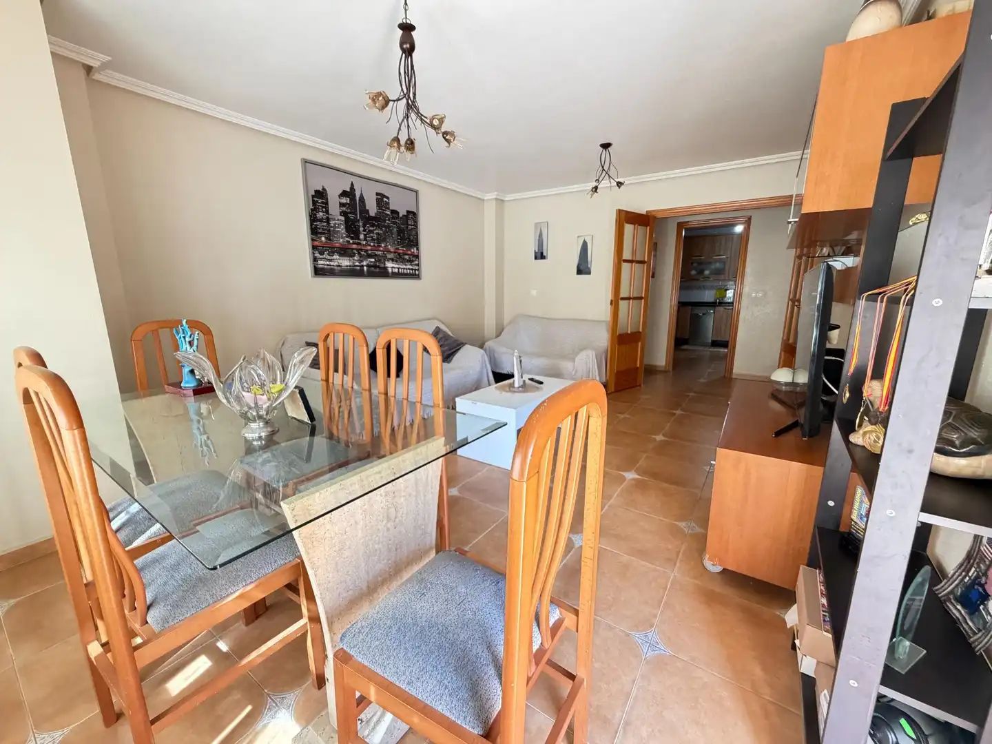 Sala de estar de Piso en venta en Águilas con Aire acondicionado, Terraza y Trastero