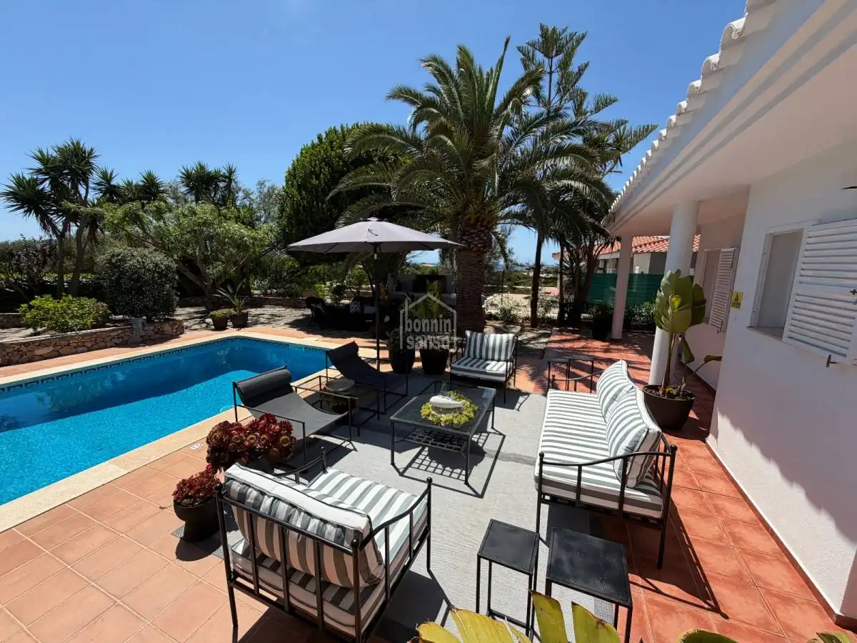 Terraza de Casa o chalet en venta en Sant Lluís con Calefacción, Jardín privado y Terraza