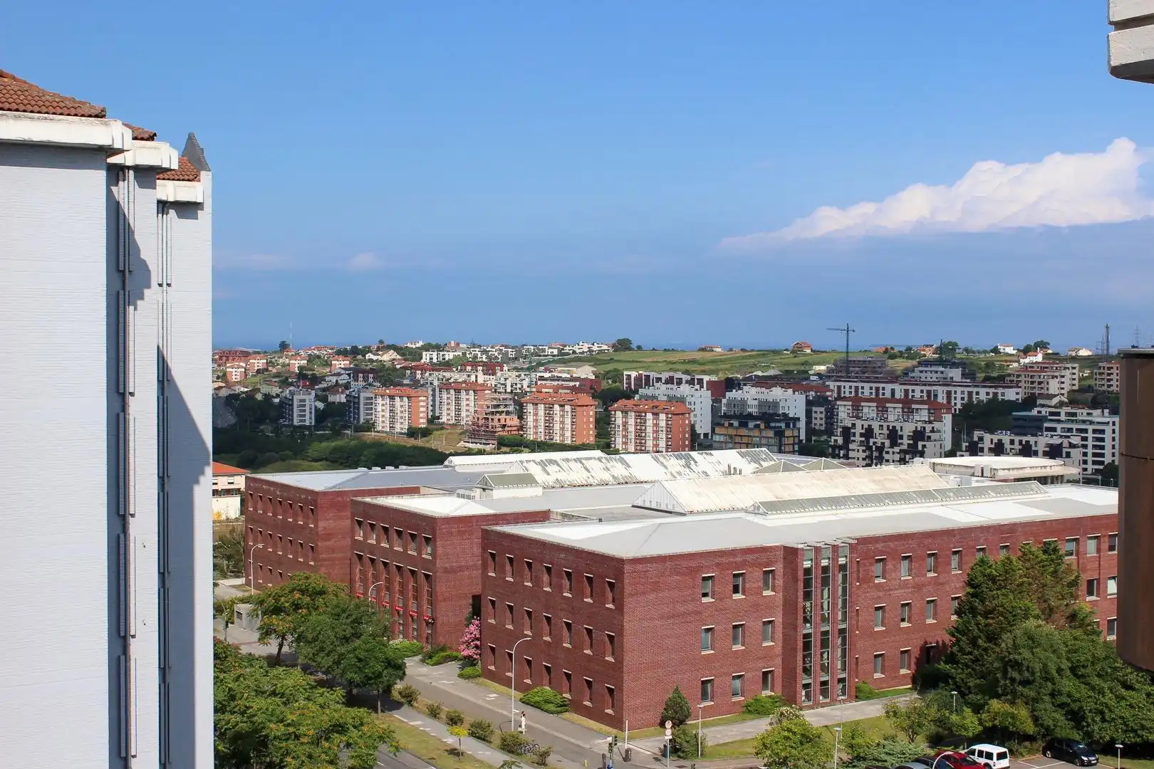 Vista exterior de Piso de alquiler en Santander con Calefacción, Parquet y Terraza