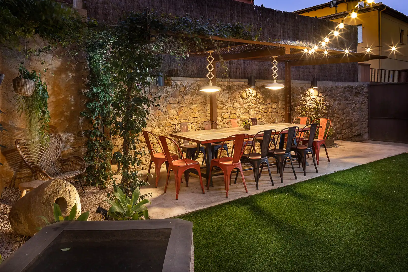 Terraza de Finca rústica en venta en Cistella con Aire acondicionado, Calefacción y Jardín privado
