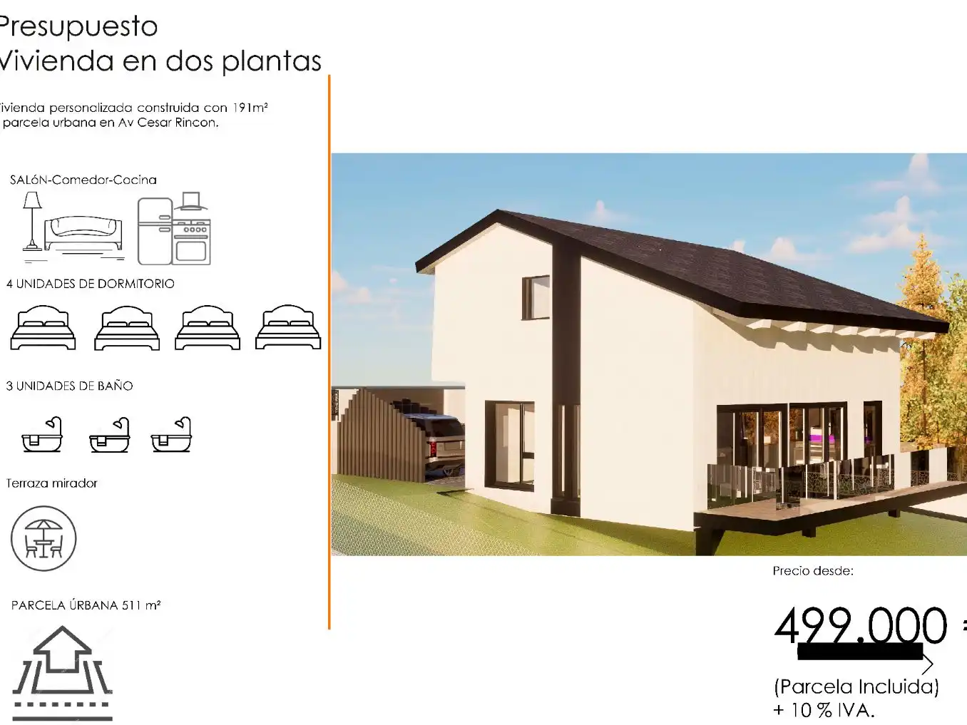 Villa mit Garten zum Verkauf in Av Cesar Rincon 15, imagen 3