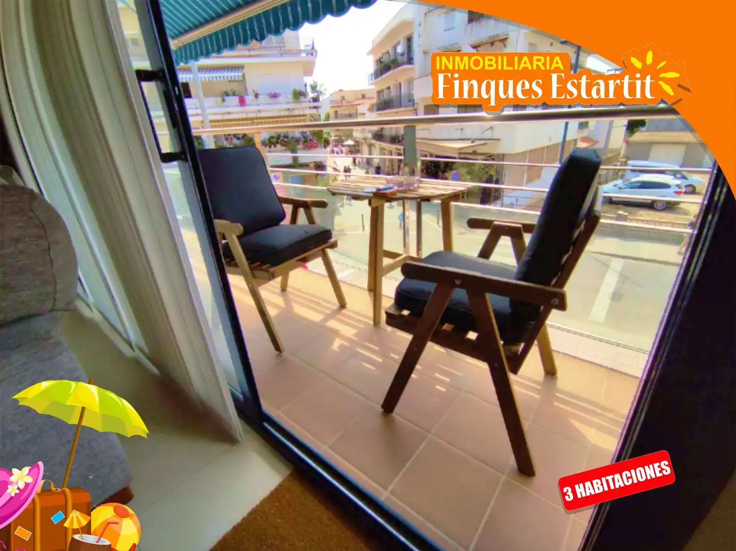 Terraza de Apartamento en venta en L'Estartit con Aire acondicionado, Calefacción y Terraza