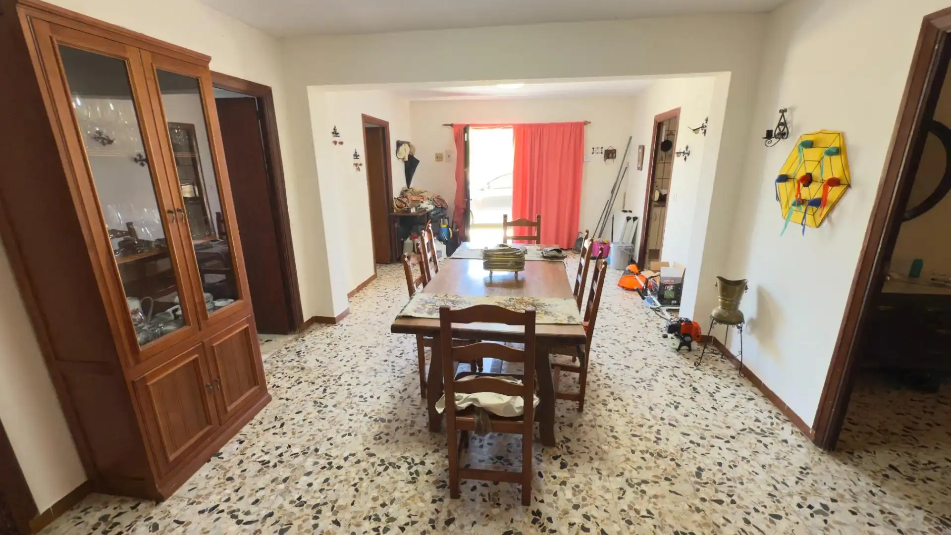 Menjador de Finca rústica en venda en Gibraleón amb Aire condicionat, Jardí privat i Terrassa