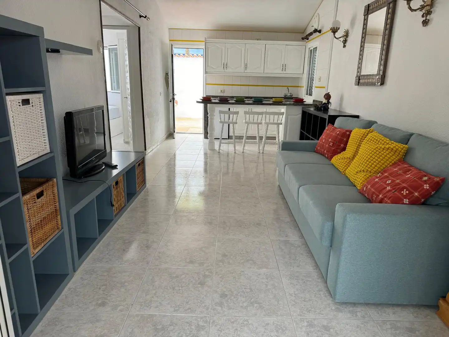 Living room of Houses for sale in San Bartolomé de Tirajana  with Private garden, Terrace and Furnished
