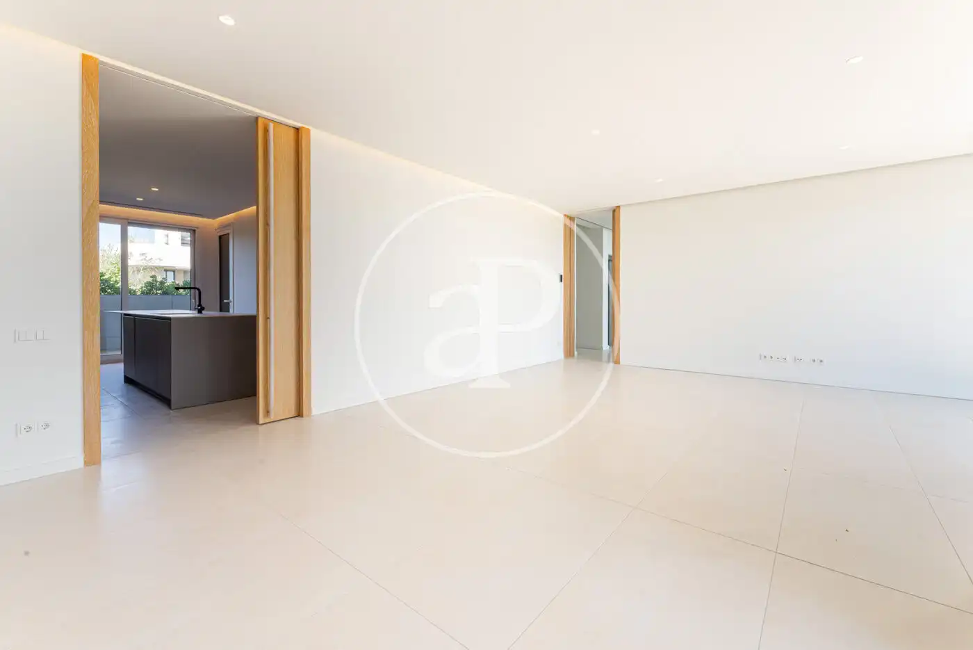 Living room of Flat for rent in Pozuelo de Alarcón  with Air Conditioner, Heating and Private garden
