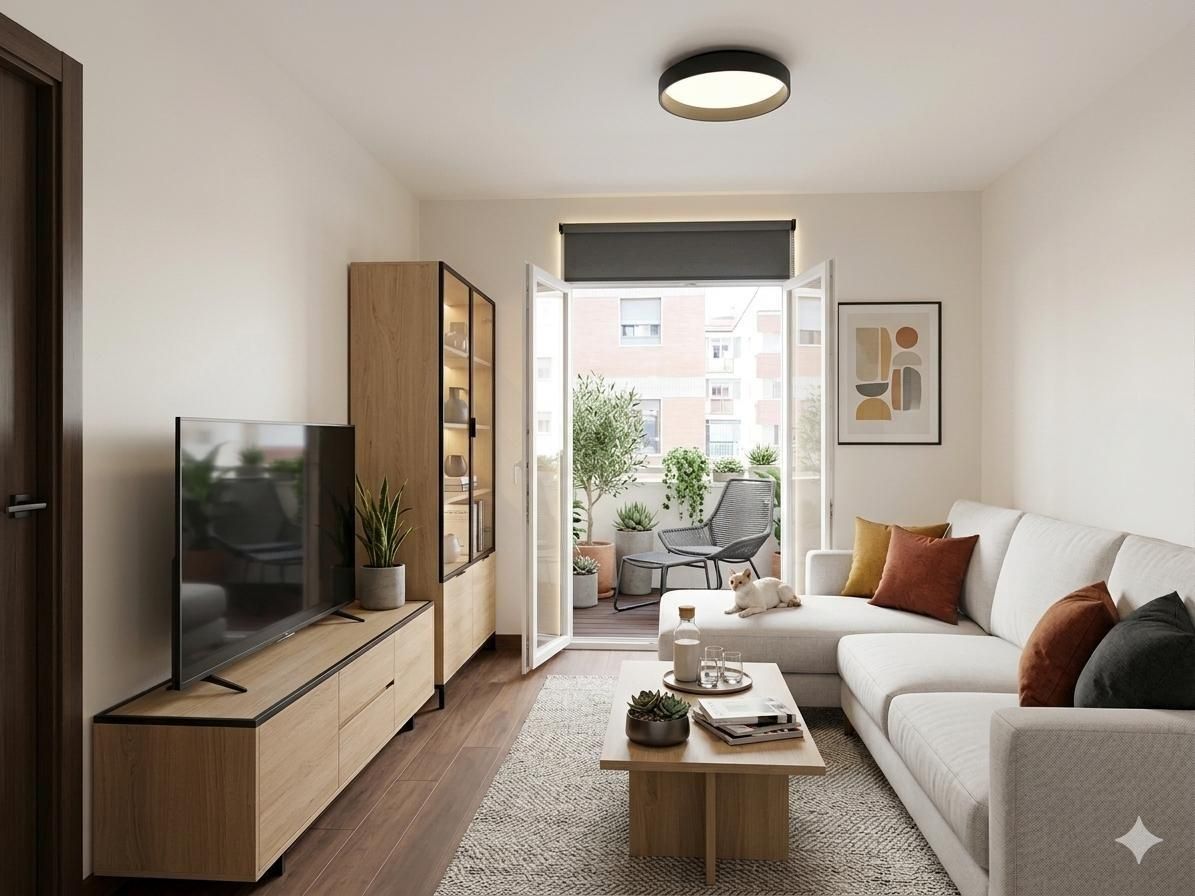 Living room of Flat for sale in Sestao   with Heating, Storage room and Furnished