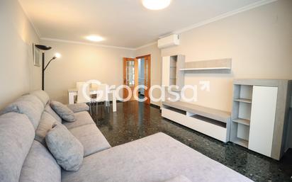 Living room of Flat for sale in Sagunto / Sagunt  with Air Conditioner, Heating and Furnished