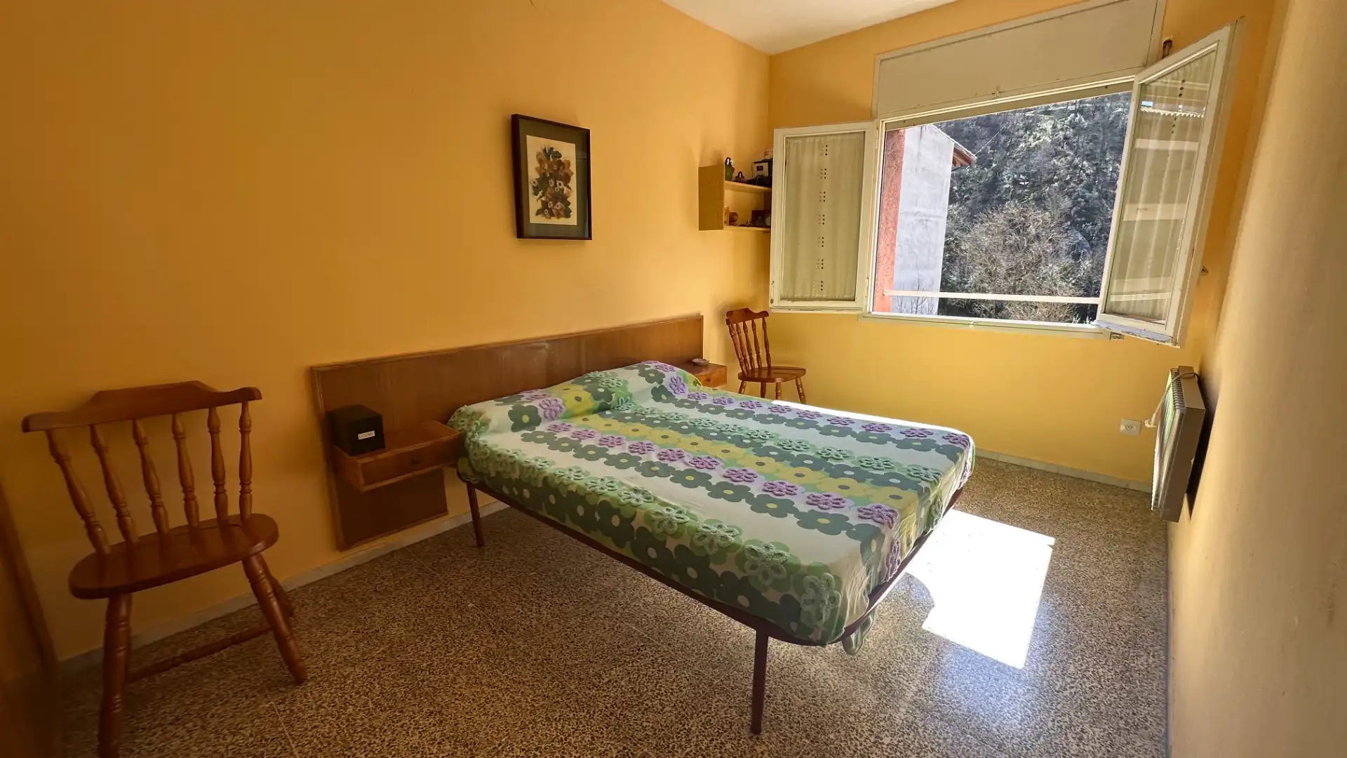 Bedroom of Flat for sale in Ribes de Freser  with Terrace, Furnished and Oven
