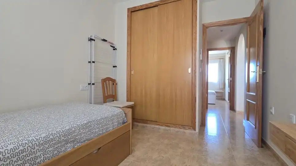 Schlafzimmer von Wohnung zur Miete in Piles mit Klimaanlage, Terrasse und Möbliert