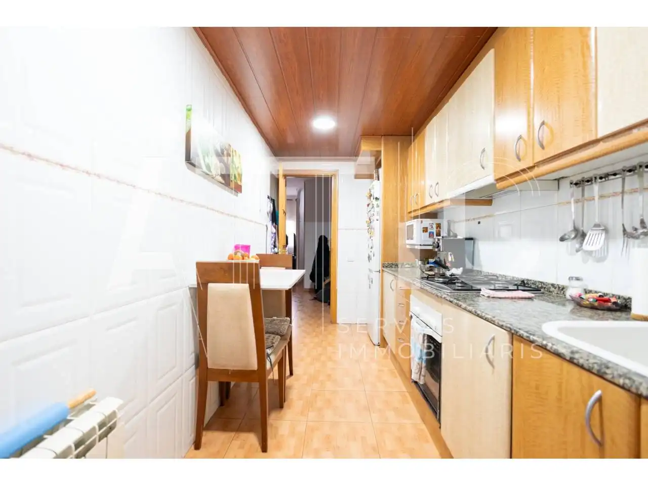 Küche von Maisonette zum Verkauf in Sabadell mit Klimaanlage, Heizung und Terrasse