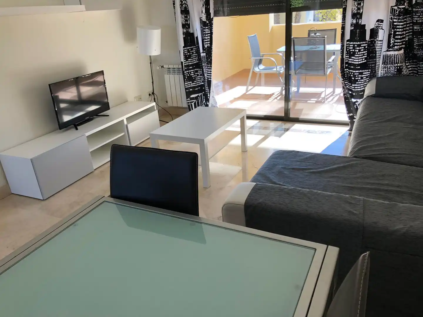 Sala d'estar de Apartament de lloguer en Roda