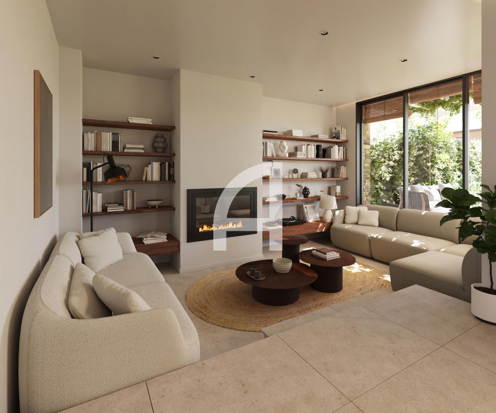 Living room of Single-family semi-detached for sale in Regencós  with Air Conditioner, Heating and Swimming Pool