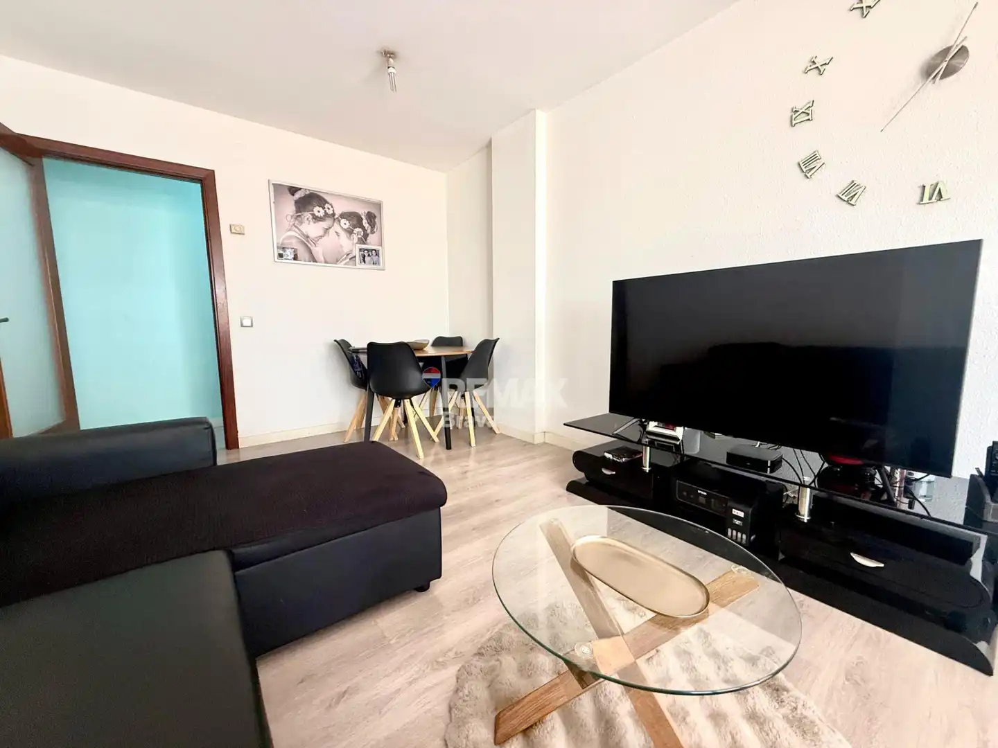 Sala de estar de Piso en venta en Figueres con Aire acondicionado, Calefacción y Parquet