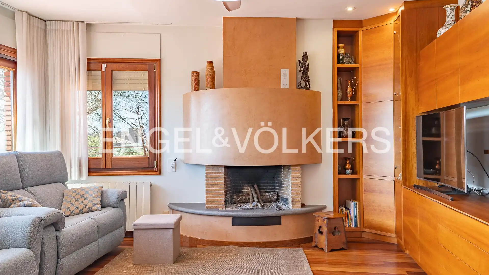 Sala de estar de Casa o chalet en venta en Granollers con Calefacción, Jardín privado y Terraza