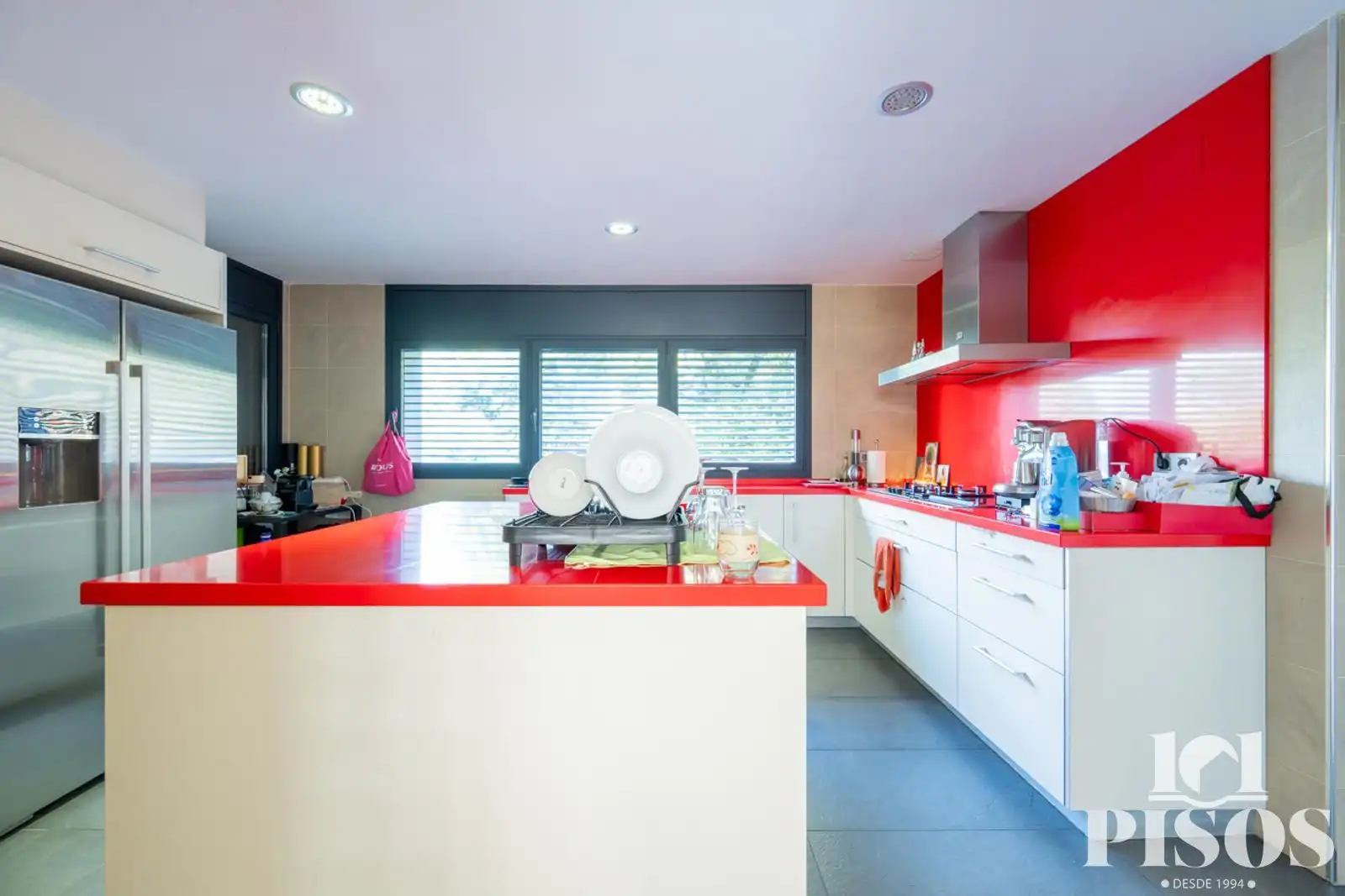 Kitchen of Houses for sale in Sant Cugat del Vallès  with Air Conditioner, Storage room and Swimming Pool