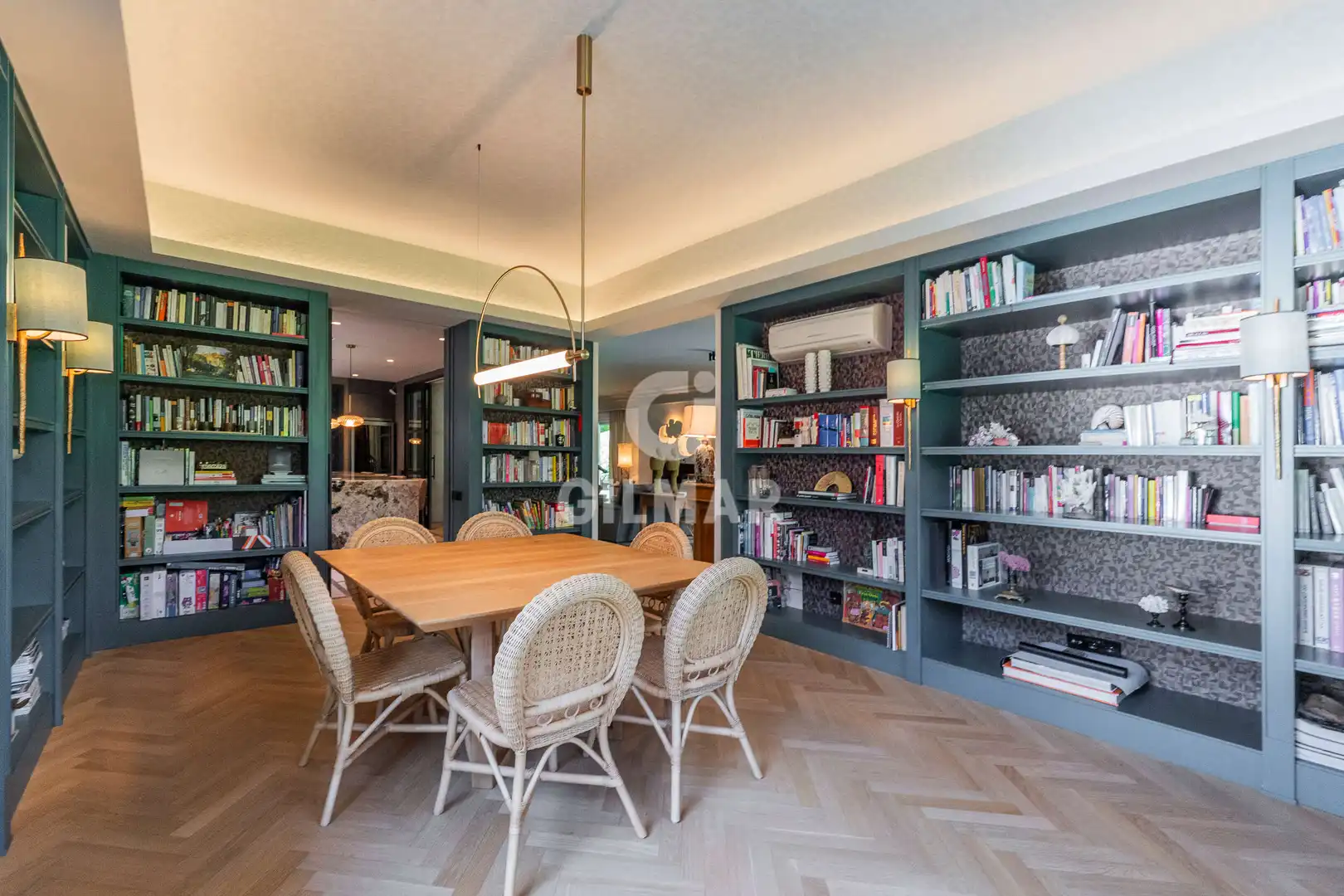 Dining room of Houses for sale in Pozuelo de Alarcón  with Heating, Private garden and Swimming Pool