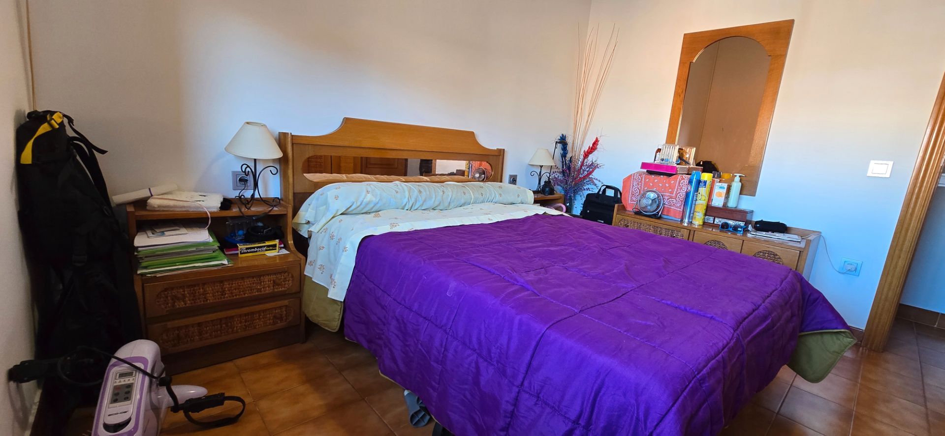Bedroom of Flat for sale in Badalona  with Furnished, Oven and Balcony