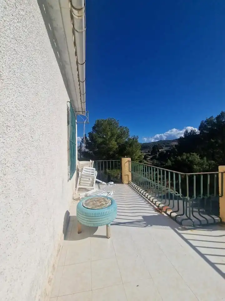 Terrace of Flat for rent in Confrides  with Terrace, Furnished and Oven