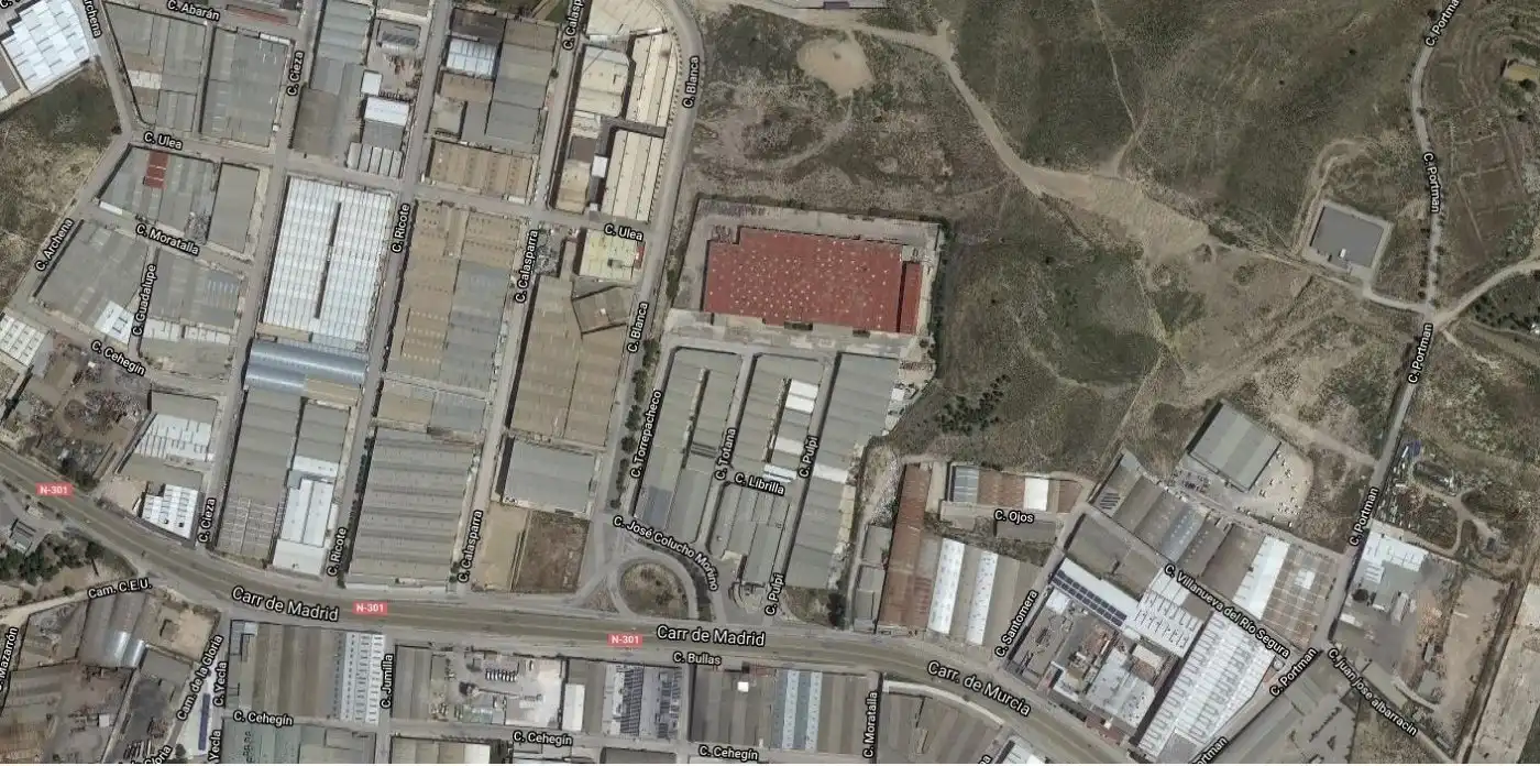 Vista exterior de Terreno industrial en venta en Molina de Segura