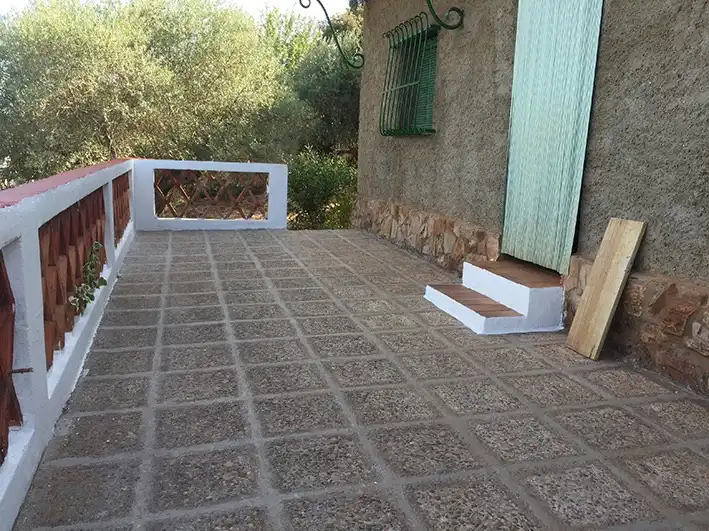 Terraza de Finca rústica en venta en Olivenza con Amueblado