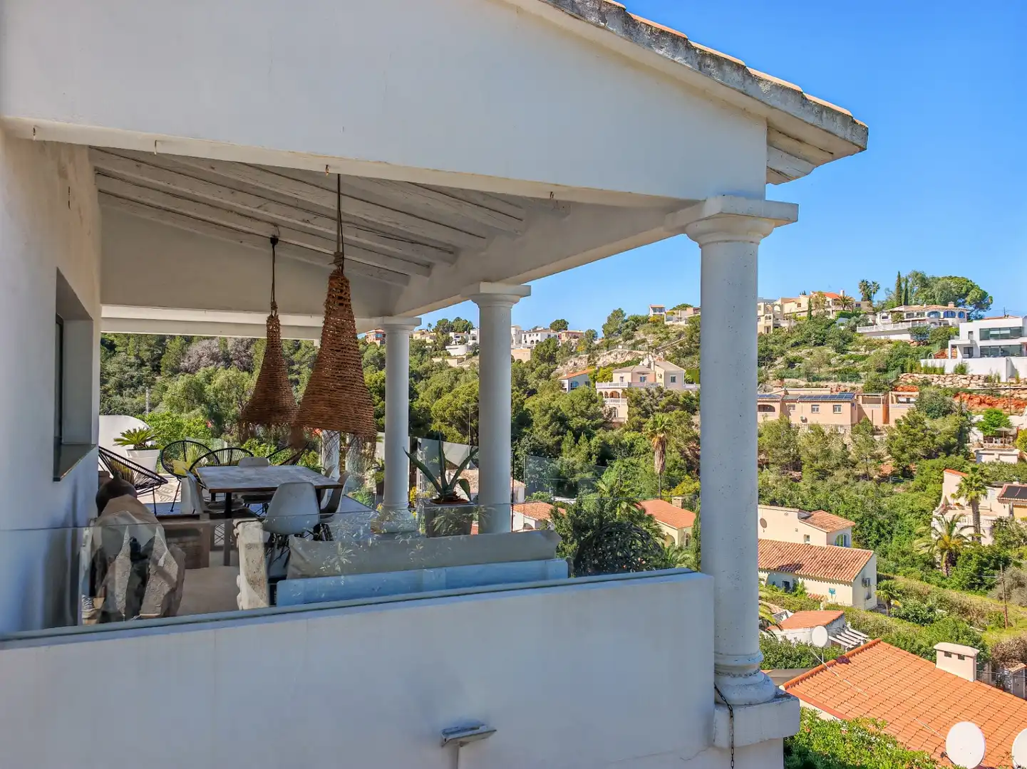 Exterior view of Houses for sale in Dénia  with Air Conditioner, Private garden and Terrace