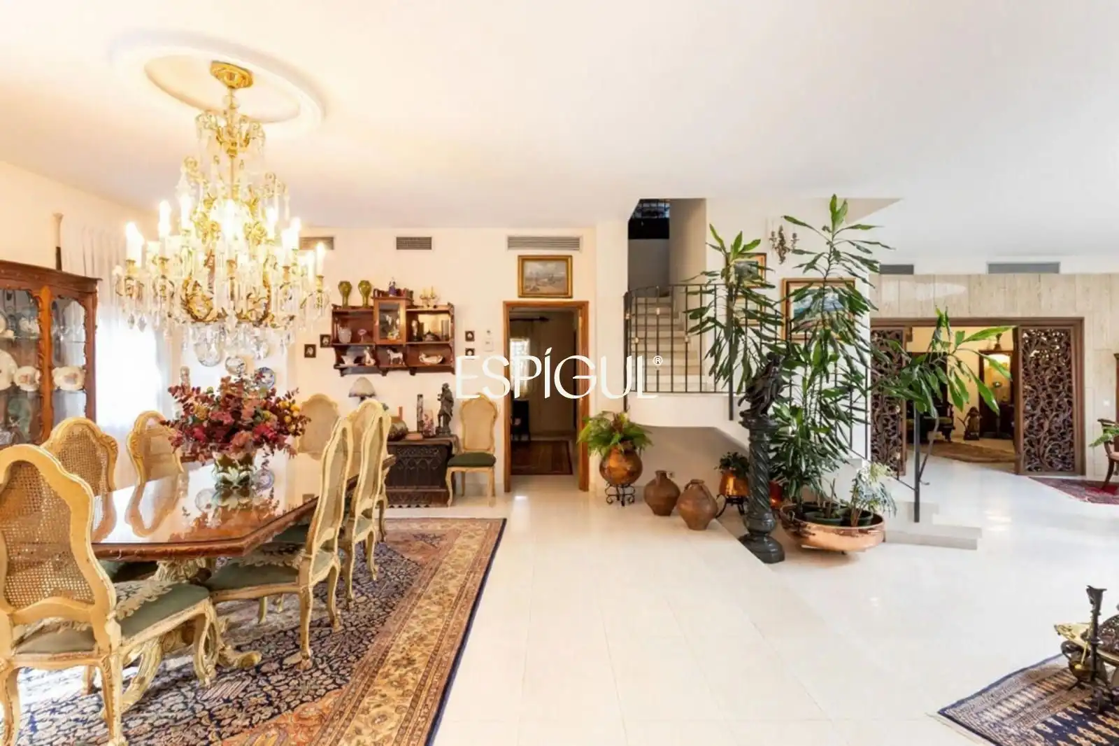 Sala de estar de Casa o chalet de alquiler en Sant Cugat del Vallès con Aire acondicionado, Calefacción y Jardín privado