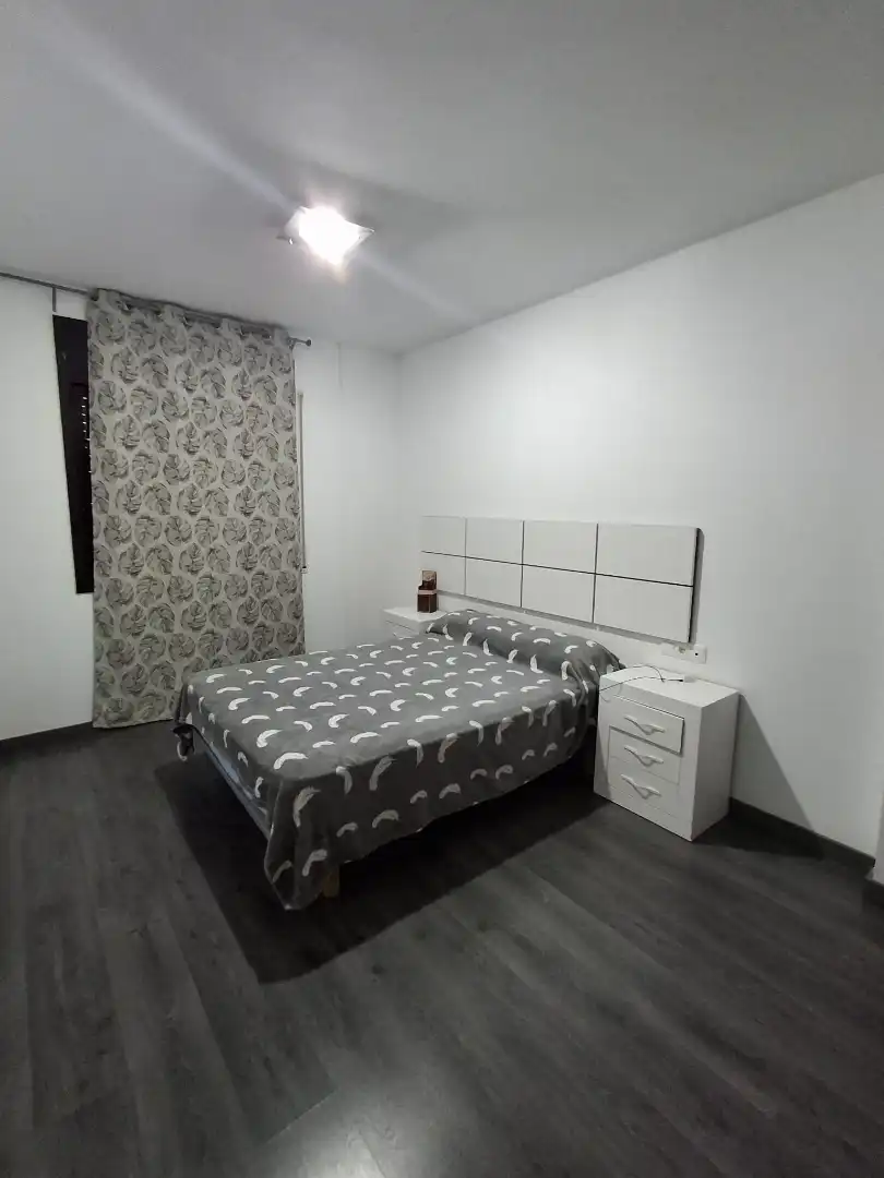 Bedroom of Flat for sale in L'Aldea  with Air Conditioner, Storage room and Furnished