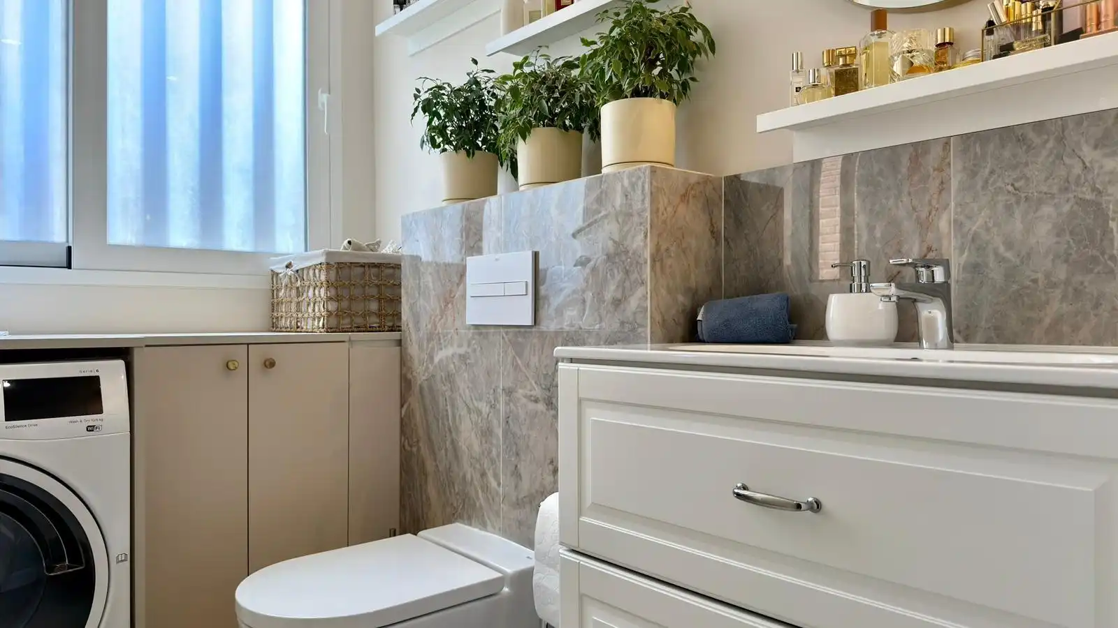 Baño de Casa o chalet en venta en Alicante / Alacant con Aire acondicionado, Calefacción y Jardín privado