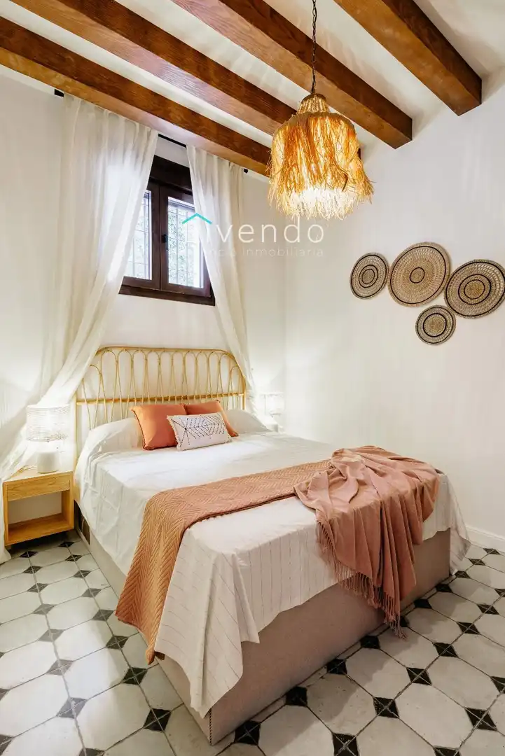 Schlafzimmer von Wohnung zum Verkauf in Vejer de la Frontera mit Klimaanlage und Möbliert