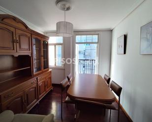 Dining room of Flat to rent in A Coruña Capital   with Heating, Terrace and Furnished