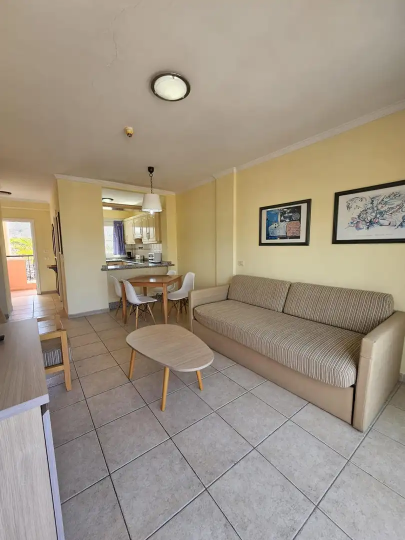Sala de estar de Ático en venta en Arona con Jardín privado, Terraza y Piscina comunitaria