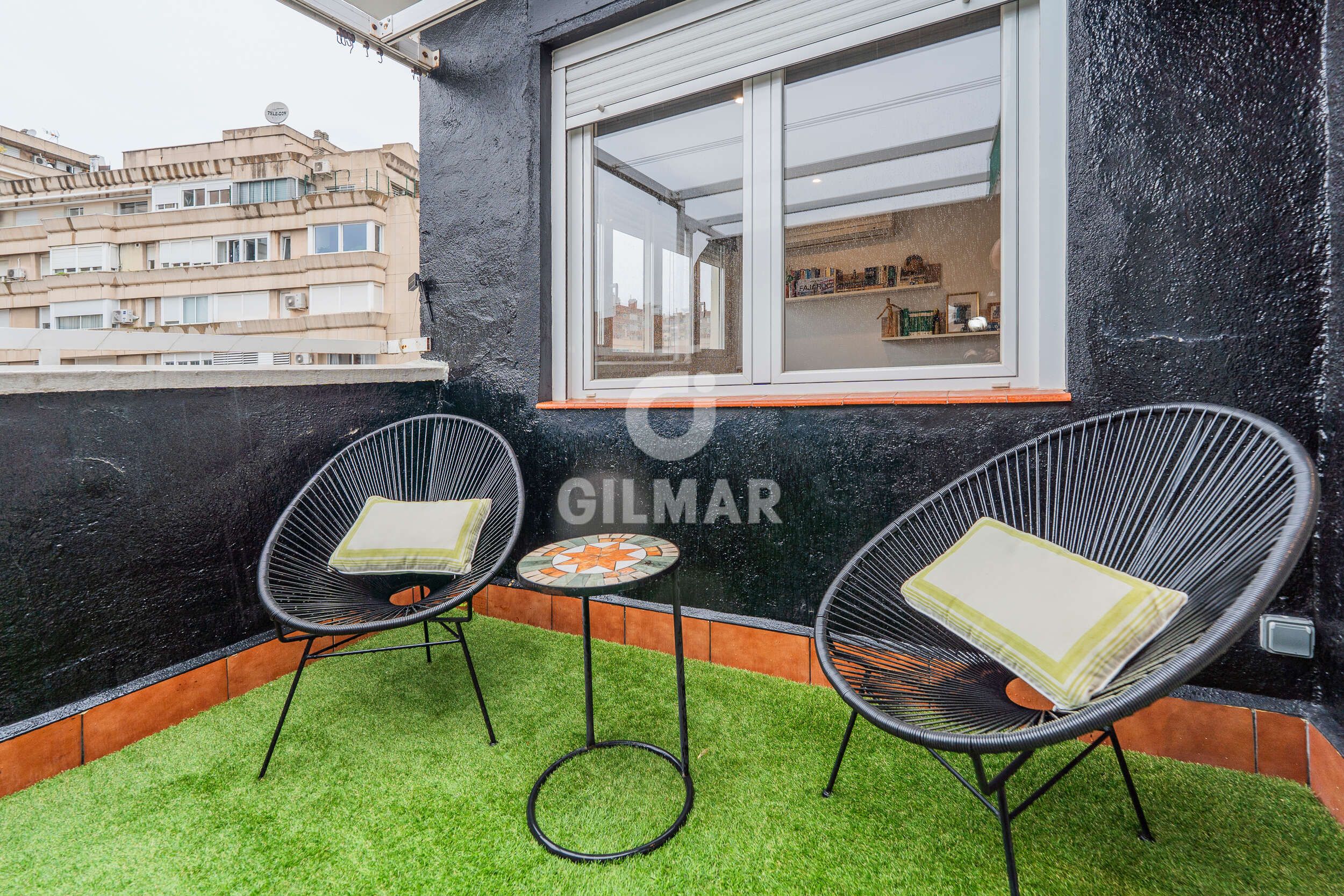 Terrace of Attic for sale in  Madrid Capital  with Heating and Balcony