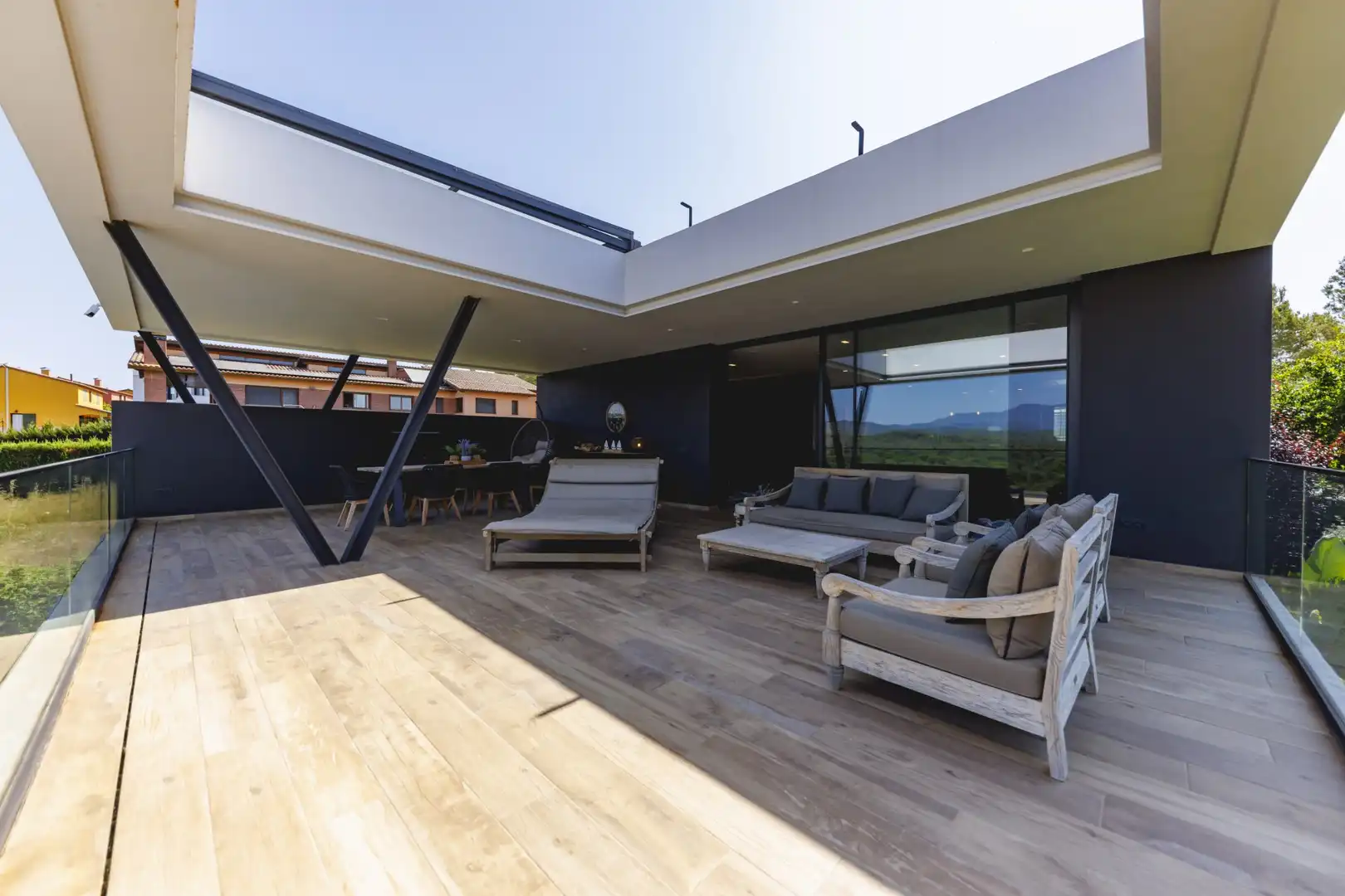 Terrace of Houses for sale in Sant Julià de Ramis  with Air Conditioner, Heating and Terrace