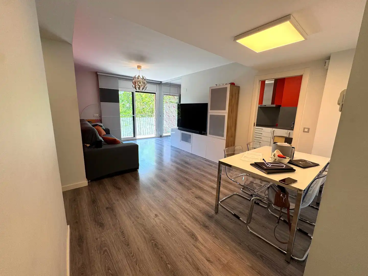 Wohnzimmer von Wohnung zum Verkauf in Barcelona mit Balkon