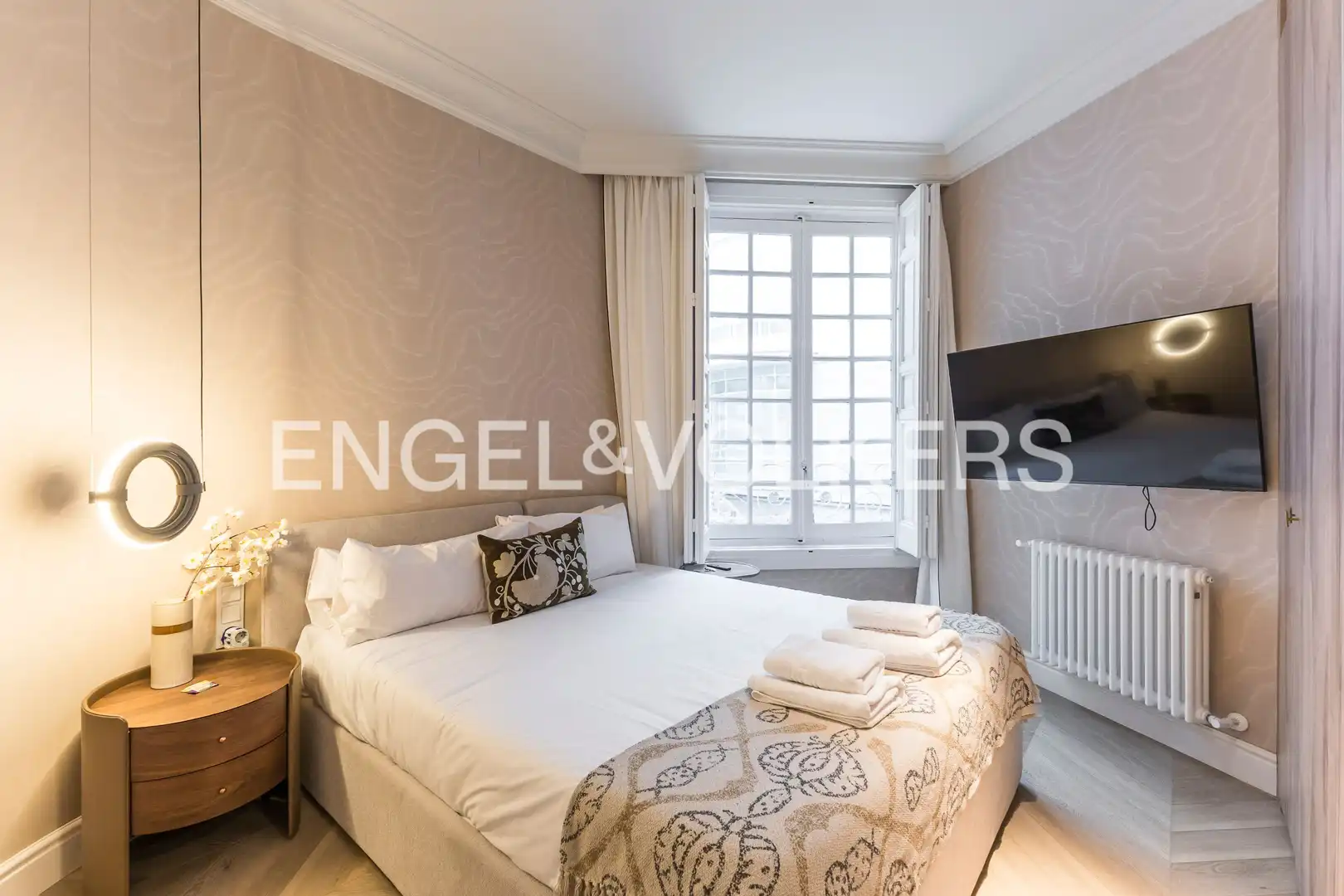 Habitación de Apartamento de alquiler en Rivas-Vaciamadrid con Aire acondicionado, Calefacción y Amueblado