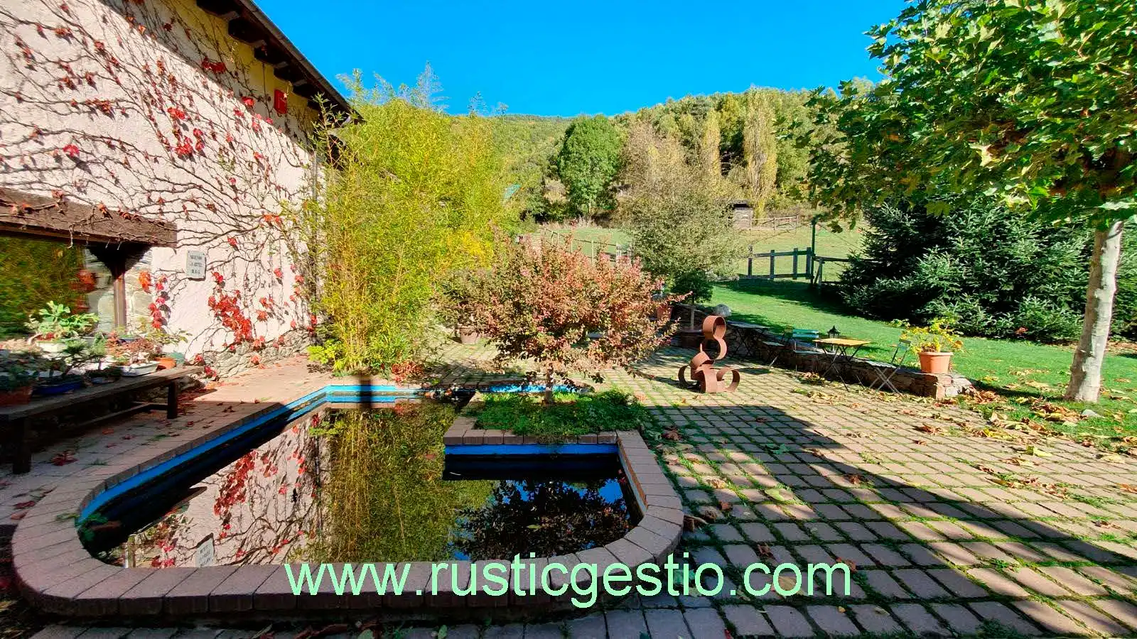Jardí de Finca rústica en venda en Planoles amb Calefacció, Jardí privat i Terrassa